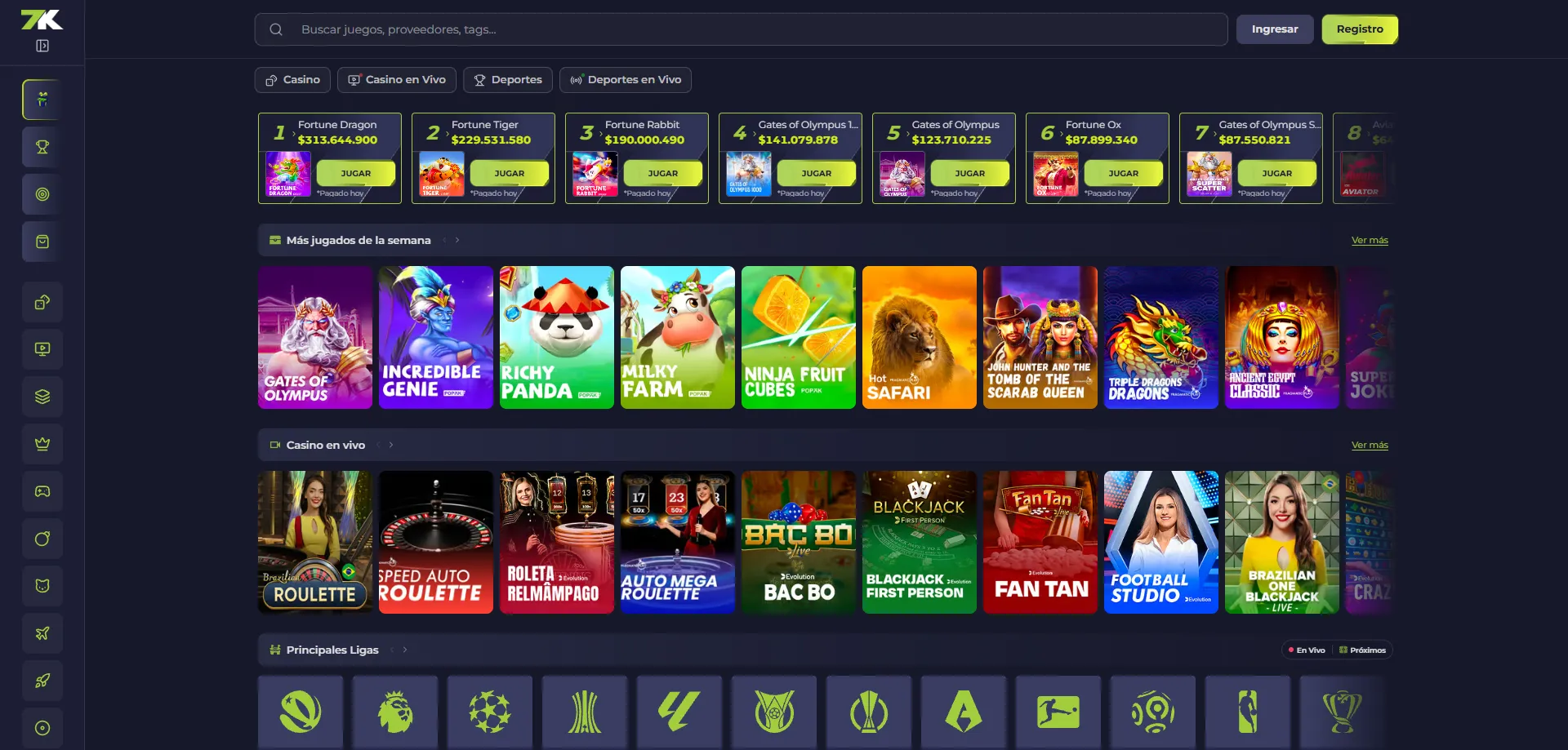Métodos de pago en Bet7k Casino — depósitos y retiros con PIX