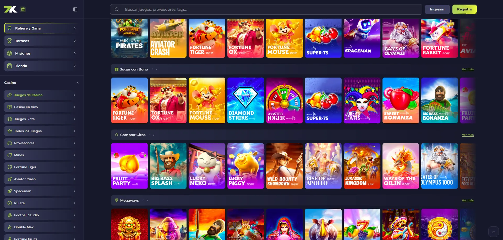Bet7k Casino en móvil — app y versión navegador optimizada